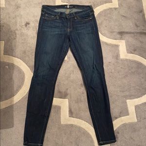 7 for All Mankind The Skinny jeans size 27!
